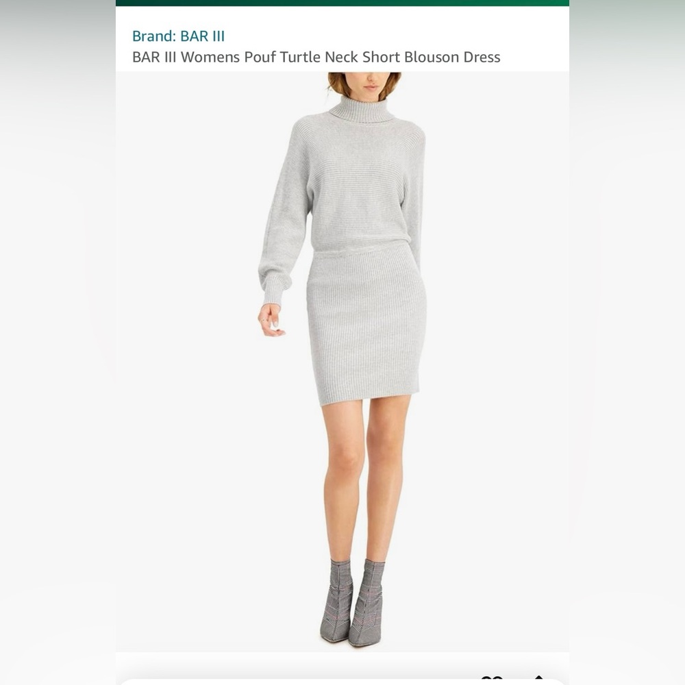 Bar III sweater dress. Size Small. Never worn